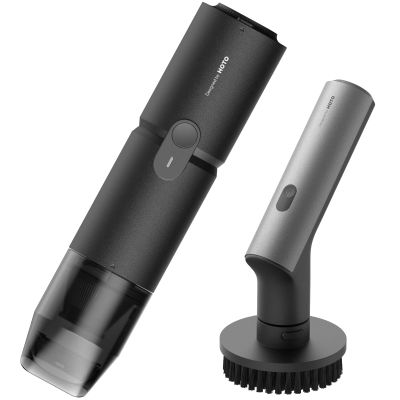 HOTO Handheld Vacuum Cleaner Cordless, Compressed Electric Air Duster 15000Pa Suction Bundle with Electric Spin Scrubber, IPX7 Full Body Waterproof Bathroom Shower Cleaning Brush