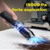 HOTO Handheld Vacuum Cleaner Cordless, Compressed Electric Air Duster 15000Pa Suction Bundle with Electric Spin Scrubber, IPX7 Full Body Waterproof Bathroom Shower Cleaning Brush view 2