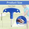 Sliverdew Golf Club Wrenches Tools Golf Torque Wrench Golf Head Adjustment Tool Stainless Steel Golf Club Driver Torque Tool with Plastic Handle, T20, Blue view 2