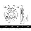 AMNOUR Self-Centering Frame Clamping D4-35mm Adjustable Diameter Physical Optics Experimental Optics Adjustable Frame, A Set, JTSF9648 view 3