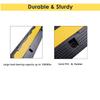 BESNUT Cable Protector 1 Channel Traffic Hose Wire Cover Rubber Black Base with Yellow Lid (39.4 inches),Square Electrical Wire Cover Guard (Color : 1Channel, Size : W26cm/10.2in) view 4