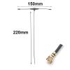 915 UFL 1 T-Antenna 78mm / 120mm / 220mm for Crossfire Nano Receiver RX CRSF 915/868Mhz Long Range Radio System(1PC 220mm) view 2