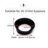 AMNOUR 1 Piece 30mm Diameter Telescope Eyepiece Rubber Eye Shields Eye Guards Microscope Eye Cup Protector 29-31mm Suitable, JTSF9648 view 3