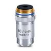 JOEBO Microscope Kit Biological Microscopes Lens 4X 10X 20X 40X 60X 100X Achromatic Objective Lens Silver Black Microscope Lens Adapters (Color : Silver, Size : 40X) view 1