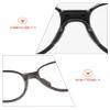 Bwake 3 Pairs Standard Fit Replacement Nose Pads for Oakley Tensile OX8170 Glasses - Black&Black&Black view 3