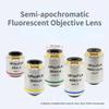Joebo Microscope Kit Biological Infinity Microscope Semi-Apochromatic Objective Lens Plan Fluor Objectives for Microscope Microscope Lens Adapters (Color : 100X) view 2