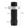 Joebo Microscope Kit 130X 260X Adjustable Continuous Big Visual Field Long Zoom C Mount Lens for Video Microscope Camera Microscope Lens Adapters (Color : 50mm 130X A) view 2