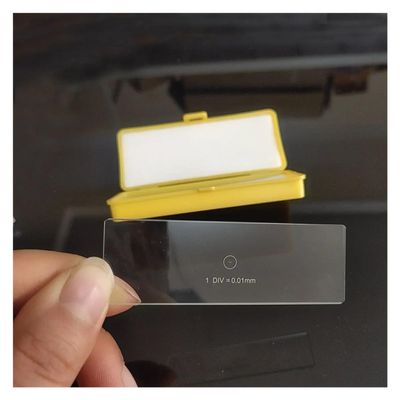 JOEBO Microscope Kit 0.01mm Optical Microscope Calibration Slides Eyepiece Reticle Ruler Microscope Stage Micrometer Microscope Lens Adapters