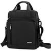 Men's 13-inch Laptop Messenger Bag Oxford Large Shoulder Bag Business Waterproof Casual Black Crossbody Bag for Work Travel Outdoor view 1