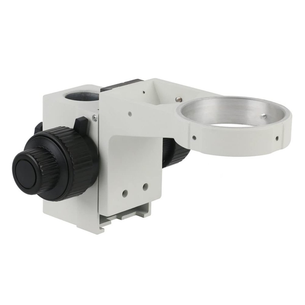 JOEBO Microscope Kit 76mm Fine Adjustment Focusing Bracket, Dia 25mm/32mm Pillar Zoom Stereo Microscopes Stand Accessories Microscope Lens Adapters (Color : 25mm)