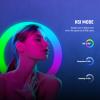 NEEWER 19" RGB LED Ring Light with Stand, 3 Phone Holders, Touch Panel, 2.4G/App Control, 42W CRI97+ 2800lux/0.5m 360 Hue Dimmable Professional Lighting for Makeup Live Streaming Zoom Calls, RP19C view 3