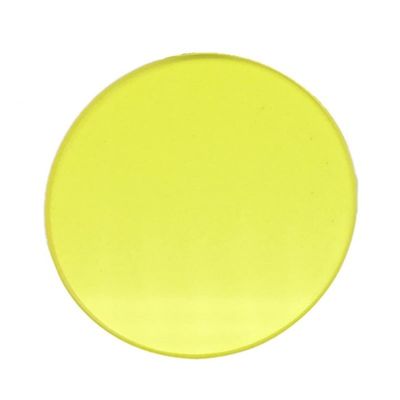 JOEBO Microscope Kit Biological Microscope Diameter 32mm White Yellow Optical Glass Microscope Lens Adapters (Color : Yellow)