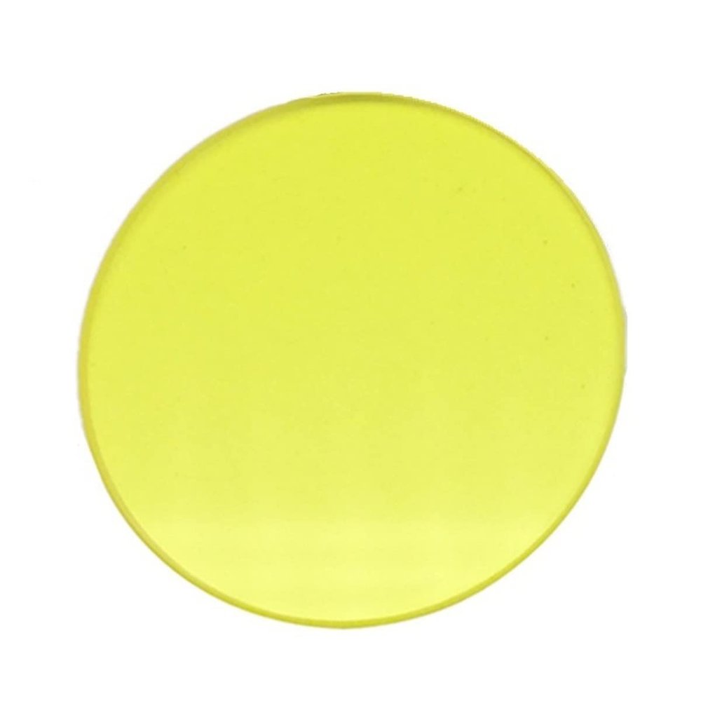 JOEBO Microscope Kit Biological Microscope Diameter 32mm White Yellow Optical Glass Microscope Lens Adapters (Color : Yellow)