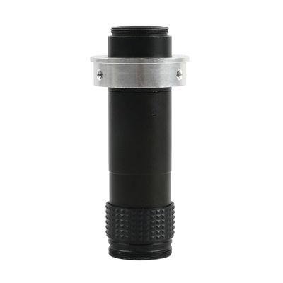 JOEBO Microscope Kit 130X 260X Adjustable Continuous Big Visual Field Long Zoom C Mount Lens for Video Microscope Camera Microscope Lens Adapters (Color : 40mm 260X B)