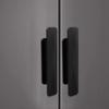 Cabinet knobs,Adhesive Glass Door Handle,2pcs Self-Adhesive Door and Window Sliding Auxiliary Handle Plastic Grab Bar Levers Cabinet Drawer Window Knobs No Punching Furniture Cabinet Closet Wardrobe B view 3