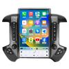Qualcomm Car Radio for Chevrolet Silverado GMC Sierra 2014-2019 Stereo Replacement Head Unit 14.4 Inch 2K IPS Touch Screen Tesla Style Carplay Android Auto GPS OEM 8 Inch (Carbon Fibre) view 1
