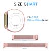 MVSSAT Metal Bands Compatible with Fitbit Charge 5 Bands for Women Men, Adjustable Stainless Steel Magnetic Lock Breathable Mesh Wristband Strap (Pink), Medium view 3