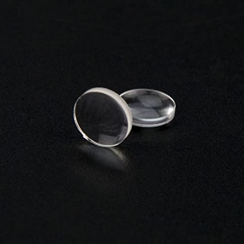 DirectNine Basics Southst 10PCS Optical Double Convex Lens Plastic LED Condenser Biconvex Lenses DIY 3D VR Projector Accessories Illumination Lentes (Diameter: 16mmF23mm)