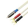 DirectNine Basics for Active Speaker Cable Dual Banana to RCA Single Audio Cable Male RCA to 2 Y OFC Gold-Plated Amplifier, 6924023103583 view 1