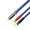 DirectNine Basics for Active Speaker Cable Dual Banana to RCA Single Audio Cable Male RCA to 2 Y OFC Gold-Plated Amplifier, 6924023103583 view 2