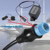 010-12122-10 Adapter Compatible with Connecting 8-Pin Transducers with XID to 12-Pin Sonar Marine Devices, Replace for Part Number 010-12122-10 view 4