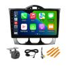 Radio for Mazda RX8 SE 2008-2021 Stereo Upgrade Dash Kit Car GPS Navigation,2+32GB 9" IPS Touch Screen Head Unit with Car-Play & Android Auto/SWC/Rear View view 1