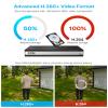 ZOSI 16CH 4K PoE Security Cameras System, 8MP 16 Channel NVR with 4TB Hard Drive, 8pcs 5MP PoE Cameras, Remote Access view 2
