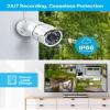ZOSI 16CH 4K PoE Security Cameras System, 8MP 16 Channel NVR with 4TB Hard Drive, 8pcs 5MP PoE Cameras, Remote Access view 3