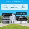ZOSI 16CH 4K PoE Security Cameras System, 8MP 16 Channel NVR with 4TB Hard Drive, 8pcs 5MP PoE Cameras, Remote Access view 4