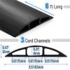 Bates- Cable Clips with Steel Nail and Floor Cord Cover view 3