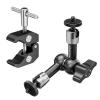 NEEWER 6"/15cm Adjustable Magic Arm with Super Clamp, 1/4" & 3/8" Threads, 1/4" Screws for Flash/LED Light/Microphone/Monitor, Compatible with SmallRig Camera Cage, Max Load: 4.4lb/2kg, ST15C view 1