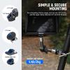 NEEWER 6"/15cm Adjustable Magic Arm with Super Clamp, 1/4" & 3/8" Threads, 1/4" Screws for Flash/LED Light/Microphone/Monitor, Compatible with SmallRig Camera Cage, Max Load: 4.4lb/2kg, ST15C view 4