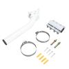 Antenna Pole Mount, V2 Outdoor Adjustable Mount Weather Short Wall J Pole Roof Mounting Kit, for V2 Rectangular Dish view 1