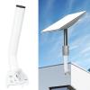 Antenna Pole Mount, V2 Outdoor Adjustable Mount Weather Short Wall J Pole Roof Mounting Kit, for V2 Rectangular Dish view 4