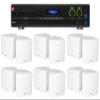 Audiosavings Bundle: (1) JBL VMA2120 2-Ch. Commercial/Restaurant 120W 70V Bluetooth Amplifier Bundle with (12) Cube by Rockville 3.5" White Commercial 70v Swivel Wall Mount Speakers (13 Items) view 1