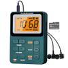 Paeiope Portable Radio AM FM, Rechargeable Pocket Speaker with Best Reception Digital Tuning, MP3, Stereo Earphone, Large LCD Screen, TF Card Socket, Transistor Radio for Jogging/Gym/Camping view 1