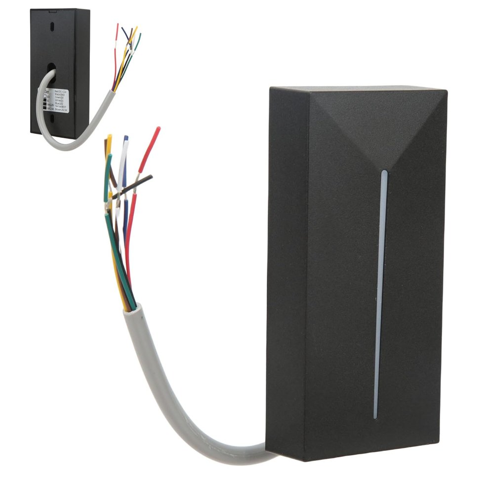 Wiegand 26/34 Bits Card Reader, IP68 Waterproof Card Access Reader Proximity Reader for Door Access Control Proximity IC Card Reader