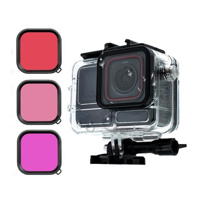 40M/131FT Waterproof Case with Dive Filter Compatible for Insta360 Ace Pro Dive Case Protective Underwater Housing Cover Shell for Ace Pro Action Camera Accessories