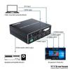 2x2 HDMI DVI Video Wall Controller 1080P HDMI Video Image Processor with RS232 1x2, 1x3, 1x4, 2x1, 3x1, 4x1, 2x2 Multi Screen Processor 4 TV Splicing Box Splicer 180 Flip with Audio view 2