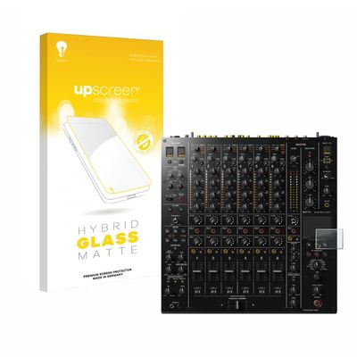 upscreen Matte Screen Protector Glass Film compatible with Pioneer DJM-V10 - Anti-Glare, Anti-Fingerprint, 9H Glass Protection