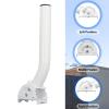 Antenna Wall Mounting Kit, J Pole Mount for V2, Wall Roof Installation Pole Bracket Ethernet Adapter with Adjustable End Angle view 2