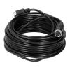 4 Pin Car Camera Cable Portable Anti Interference PVC Video Extension Cable Metal Screw Design Car Monitor Cable for Car Truck Bus Monitor (15m/49.2in) view 3
