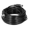 4 Pin Car Camera Cable Portable Anti Interference PVC Video Extension Cable Metal Screw Design Car Monitor Cable for Car Truck Bus Monitor (15m/49.2in) view 4