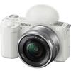 Sony ZV-E10 24.2MP 4K Video Recording Vlogging Mirrorless Camera with Sony E PZ 16-50mm f/3.5-5.6 OSS Lens (White)+64GB Memory+Shoulder Bag+Deluxe Accessory Bundle (Renewed) view 2
