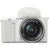 Sony ZV-E10 24.2MP 4K Video Recording Vlogging Mirrorless Camera with Sony E PZ 16-50mm f/3.5-5.6 OSS Lens (White)+64GB Memory+Shoulder Bag+Deluxe Accessory Bundle (Renewed) view 3
