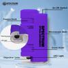 EasyMicro LED Lighted Pocket Microscope 60-120X Magnification Purple Color view 3