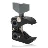 Beufee Camera Clamp Mount Monitor, Multi Function Clamp with 1/4in and 3/8in Adapter Screw Hole for Photography Studio Video Camera Lighting view 1