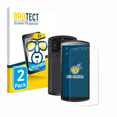 brotect 2-Pack Screen Protector for Urovo DT50 5,7" (Front+Camera) - HD-Clear Protection Film