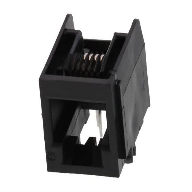 Molex 95009-7661 Modular Connector, Modular Jack, 1 x 1 (Port), 6P6C, Cat3, Through Hole Mount - Pack of 30