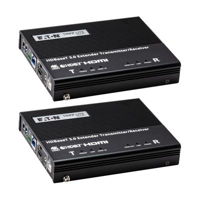 Tripp Lite HDMI Extension Over HDBaseT 3.0 Cat6a Cable, Full Transmitter & Receiver Extension Kit, Extend HDMI Up to 328ft / 100 Meters, 4K@60Hz, TAA Compliant, 1-Year Warranty (BHDBT3-TRX2)